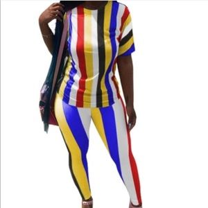 2 piece multi color (shown in the picture)